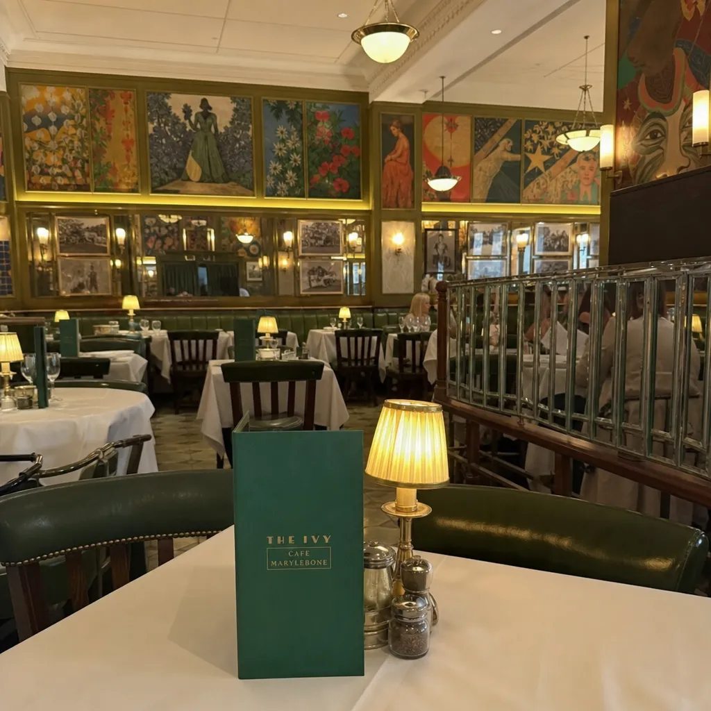 Interior of The Ivy Café Marylebone