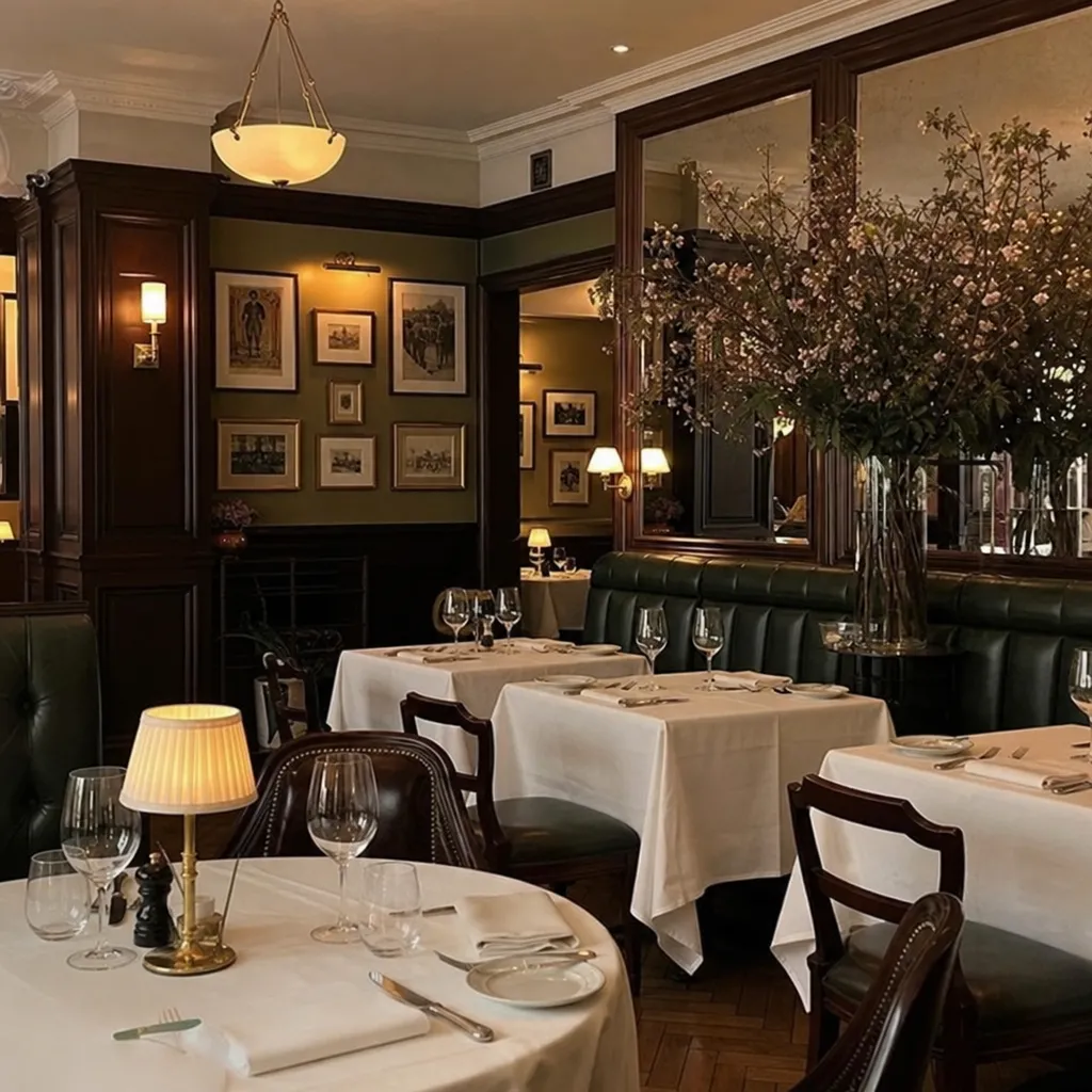 Elegant Marylebone Restaurant Interior