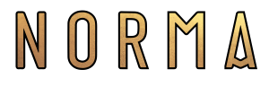 Norma Restaurant Gold Logo Black Boarder