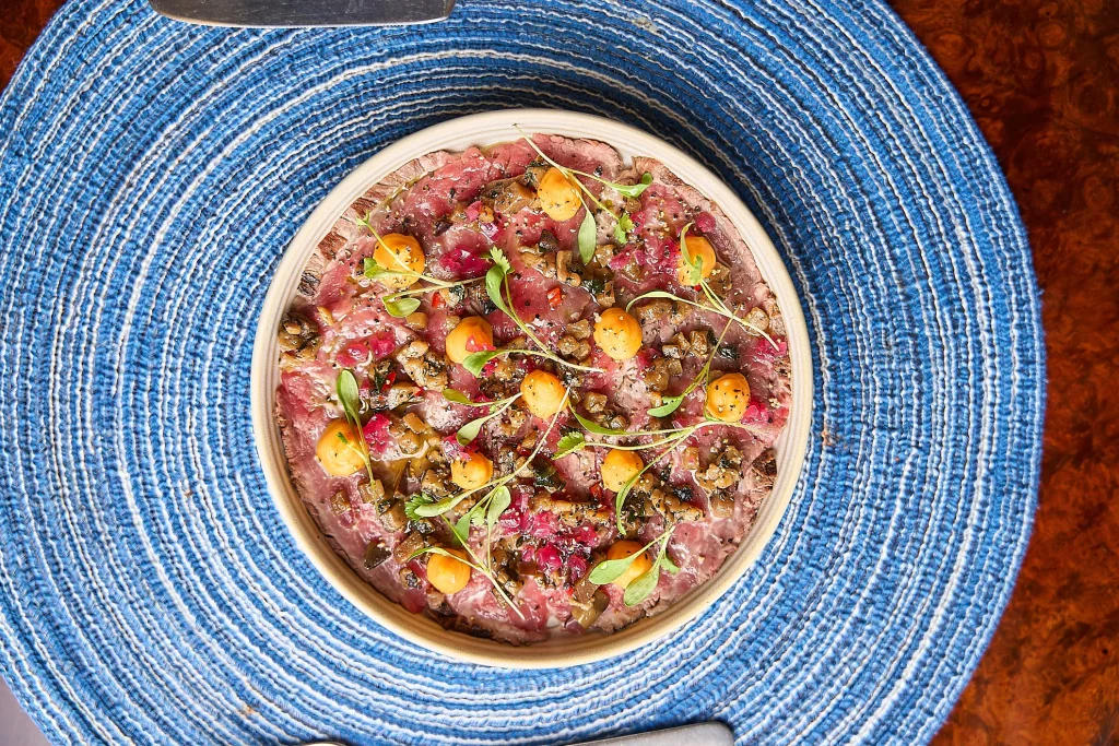 Sicilian Set Menu Beef Carpaccio